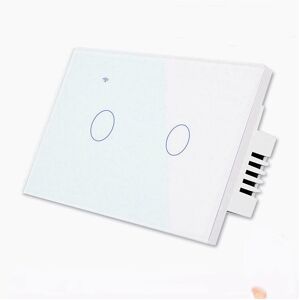 GreenZech (White, 2 Way) Wifi Wall Touch Sensitive Switch App Remote Control 1/2/3/4 Gang GreenZech (White, 2 Way) Wifi Wall Touch Sensitive Switch App Remote Control 1/2/3/4 Gang