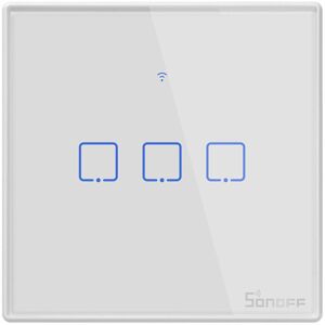 GreenZech (UK 3Gang) WiFi Wall Switch RF Smart Wall Touch Switch For Smart Home Work With GreenZech (UK 3Gang) WiFi Wall Switch RF Smart Wall Touch Switch For Smart Home Work With