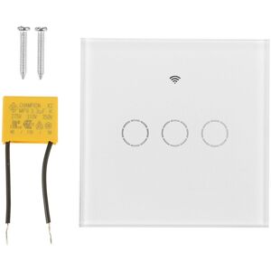 GreenZech (3CH) EU/UK 1/2/3 Gang eWelink WIFI Smart Wall Light Switch Touch Panel APP Remo GreenZech (3CH) EU/UK 1/2/3 Gang eWelink WIFI Smart Wall Light Switch Touch Panel APP Remo