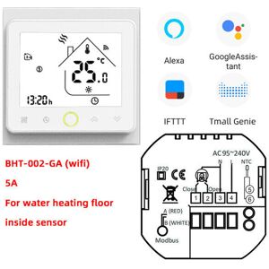 GreenZech (GALWWifi-White) Wifi Smart Thermostat 3A Temperature Controller APP Remote Cont GreenZech (GALWWifi-White) Wifi Smart Thermostat 3A Temperature Controller APP Remote Cont