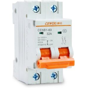 GreenZech GreenZech Model CENB1-63 Mini DC Solar Circuit Breaker - Overload & Short-circuit Protection GreenZech GreenZech Model CENB1-63 Mini DC Solar Circuit Breaker - Overload & Short-circuit Protection