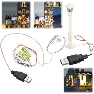 GreenZech DIY LED Light Lighting Kit ONLY For LEGO 10190 Fishing Store Building Blocks Mod GreenZech DIY LED Light Lighting Kit ONLY For LEGO 10190 Fishing Store Building Blocks Mod