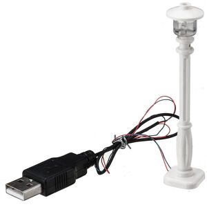 GreenZech (White Shell Warm White) Universal DIY LED Light Lamp Post Lantern For Lego Stre GreenZech (White Shell Warm White) Universal DIY LED Light Lamp Post Lantern For Lego Stre