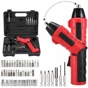 GreenZech (Red, EU Plug) 48PCS 4.8V Cordless Electric Screwdriver Rechargeable Power House GreenZech (Red, EU Plug) 48PCS 4.8V Cordless Electric Screwdriver Rechargeable Power House