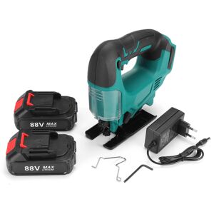 GreenZech (Two Batteries, EU Plug) 88VF Wireless Electric Jig Saw Rechargeable Portable Wo GreenZech (Two Batteries, EU Plug) 88VF Wireless Electric Jig Saw Rechargeable Portable Wo