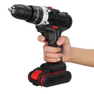 GreenZech (Two Batteries, US Plug) 6000mAh 48V Electric Drill 25 Speeds Torque Impact Dril GreenZech (Two Batteries, US Plug) 6000mAh 48V Electric Drill 25 Speeds Torque Impact Dril