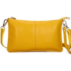 GreenZech (Yellow) Women Genuine Leather Day Clutches Candy Color Bags Women's Fashion Cro GreenZech (Yellow) Women Genuine Leather Day Clutches Candy Color Bags Women's Fashion Cro