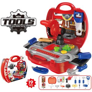 GreenZech (Red) Children Simulation Kitchen Cook Tableware Dresser Cashier Tool Suitcase D GreenZech (Red) Children Simulation Kitchen Cook Tableware Dresser Cashier Tool Suitcase D