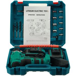 GreenZech (Two Batteries, UK Plug) 6000mAh 48V Electric Drill Dual Speed Rechargeable Powe GreenZech (Two Batteries, UK Plug) 6000mAh 48V Electric Drill Dual Speed Rechargeable Powe