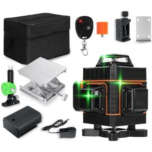 GreenZech (US Plug) 16 Line 360 Horizontal Vertical Cross 4D Green Light Laser Level Self- GreenZech (US Plug) 16 Line 360 Horizontal Vertical Cross 4D Green Light Laser Level Self-