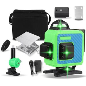 GreenZech (US Plug, 8 line) 8/12/16 Line 4D Green Laser Level 360 Self Leveling Measure To GreenZech (US Plug, 8 line) 8/12/16 Line 4D Green Laser Level 360 Self Leveling Measure To