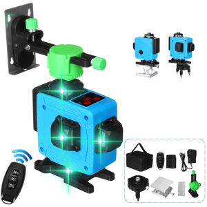 GreenZech (UK adapter) 16 Line 4D Laser Level Green Light Auto Self Leveling Cross 360 Rot GreenZech (UK adapter) 16 Line 4D Laser Level Green Light Auto Self Leveling Cross 360 Rot