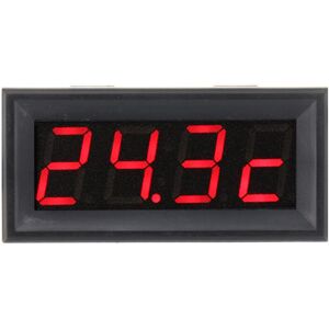 GreenZech (Red) 0.56 Inch 200V 3-in-1 Time + Temperature + Voltage Display with NTC DC7-30 GreenZech (Red) 0.56 Inch 200V 3-in-1 Time + Temperature + Voltage Display with NTC DC7-30