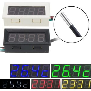 GreenZech (White, Red Light) 0.56 Inch 33V/200V 3-in-1 Time + Temperature + Voltage Displa GreenZech (White, Red Light) 0.56 Inch 33V/200V 3-in-1 Time + Temperature + Voltage Displa