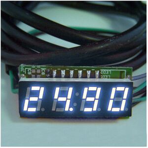 GreenZech (White, 33V) 0.28 Inch 3-in-1 Time + Temperature + Voltage Display DC7-30V Voltm GreenZech (White, 33V) 0.28 Inch 3-in-1 Time + Temperature + Voltage Display DC7-30V Voltm