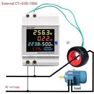 GreenZech (AC40-300, External CT) AC40V~450V 100A Digital Single Phase Energy Meter Tester GreenZech (AC40-300, External CT) AC40V~450V 100A Digital Single Phase Energy Meter Tester