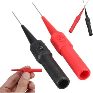 GreenZech Insulation Piercing Needle Non-destructive Multimeter Test Probes Red/Black GreenZech Insulation Piercing Needle Non-destructive Multimeter Test Probes Red/Black