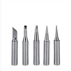 GreenZech (Silver, 60W) 5Pcs 60W/80W Lead Soldering Iron Tips Replacement for Soldering Re GreenZech (Silver, 60W) 5Pcs 60W/80W Lead Soldering Iron Tips Replacement for Soldering Re