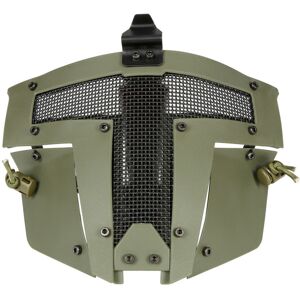 GreenZech (Green) Outdoor Iron Warrior Hunting Tactical Face Mask Steel Mesh GreenZech (Green) Outdoor Iron Warrior Hunting Tactical Face Mask Steel Mesh