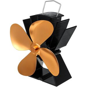 GreenZech (EQ3-NK(4G)) 6 Inch Quiet Mini 4 Blades EQ3-NK Stove Fan Fireplace Fire Heat Pow GreenZech (EQ3-NK(4G)) 6 Inch Quiet Mini 4 Blades EQ3-NK Stove Fan Fireplace Fire Heat Pow