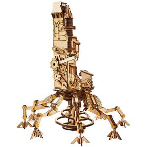 GreenZech (NO1) Wooden DIY Assembling Robot Decoration Toys Model Building GreenZech (NO1) Wooden DIY Assembling Robot Decoration Toys Model Building