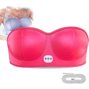 Unbranded (red) Chest Beauty Enlargement Machine, Electric Breast Lift Massager Bra, Bust Unbranded (red) Chest Beauty Enlargement Machine, Electric Breast Lift Massager Bra, Bust
