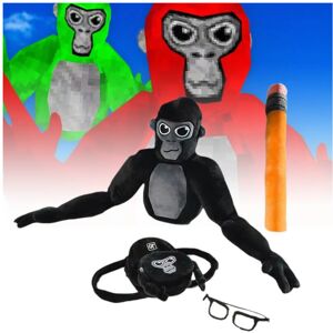 Unbranded Gorilla Tag Plush Toy - 60x25cm Velvet Black Gorilla Pillow for Backpack, Room D Unbranded Gorilla Tag Plush Toy - 60x25cm Velvet Black Gorilla Pillow for Backpack, Room D