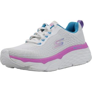 Skechers Women's Max Cushioning Elite Sneaker White/Pink/Blue 10 Skechers Women's Max Cushioning Elite Sneaker White/Pink/Blue 10