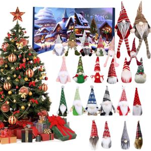 Unbranded Christmas Gnome Advent Calendar with 24 Gnome Plush Toys 24 Day Christmas Gonk A Unbranded Christmas Gnome Advent Calendar with 24 Gnome Plush Toys 24 Day Christmas Gonk A