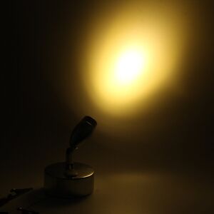 GreenZech (3000K) 12V-24V 1W Bedside Wall Lamp Interior LED Reading Spot Lights with Switc GreenZech (3000K) 12V-24V 1W Bedside Wall Lamp Interior LED Reading Spot Lights with Switc