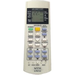 Unbranded Universal K-pn1122 For Panasonic Air Conditioner Remote Control Unbranded Universal K-pn1122 For Panasonic Air Conditioner Remote Control