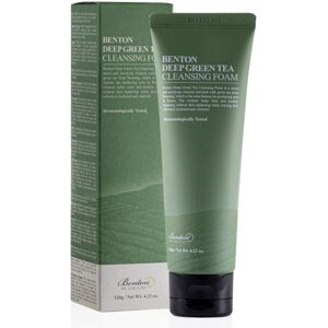 BENTON Deep green Tea cleansing Foam 120g (423 oz) - Pore Tightening & BENTON Deep green Tea cleansing Foam 120g (423 oz) - Pore Tightening &