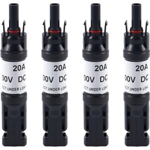 Unbranded 4x 20a In-line Diode Connector Ip67 Solar Panel Cable Connectors Unbranded 4x 20a In-line Diode Connector Ip67 Solar Panel Cable Connectors