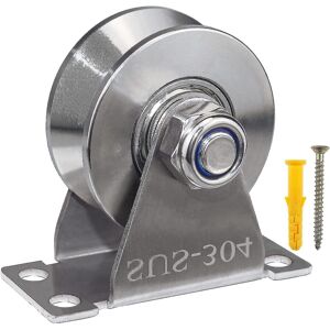 Unbranded Groove Wheel Pulley Stainless Steel Pulley Block Super Silent Single Pulley Bloc Unbranded Groove Wheel Pulley Stainless Steel Pulley Block Super Silent Single Pulley Bloc