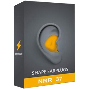 Unbranded (Yellow) 1 Pair Shaping Earplugs Noise Blocking Universal Soundproof Earplugs Fo Unbranded (Yellow) 1 Pair Shaping Earplugs Noise Blocking Universal Soundproof Earplugs Fo