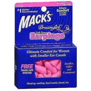 Unbranded Mack's Macks Dreamgirl Soft Foam Earplugs, 10 Pairs (pack Of 1) Unbranded Mack's Macks Dreamgirl Soft Foam Earplugs, 10 Pairs (pack Of 1)