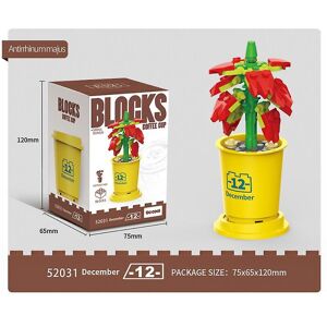 Unbranded Building Blocks Assembled Education Toys Coffee Cup Style Small Plant Flower Ser Unbranded Building Blocks Assembled Education Toys Coffee Cup Style Small Plant Flower Ser