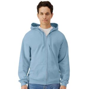 (XL, Stone Blue) Gildan Mens Softstyle Fleece Midweight Full Zip Hoodie (XL, Stone Blue) Gildan Mens Softstyle Fleece Midweight Full Zip Hoodie