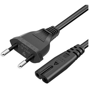 Unbranded 1.5m Power Cable Eu Plug C7 Bipolar 2 Cable For Ps5 / Ps4 / Ps3 / Xbox Series X Unbranded 1.5m Power Cable Eu Plug C7 Bipolar 2 Cable For Ps5 / Ps4 / Ps3 / Xbox Series X