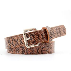 Unbranded (5 brown gs snake) Hot Fashion Women Pu Belt 66 Styles Metal Buckle Waistband De Unbranded (5 brown gs snake) Hot Fashion Women Pu Belt 66 Styles Metal Buckle Waistband De