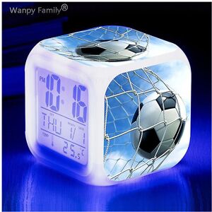 Unbranded (light green) Football Alarm Clocks Kids Room 7color Changing Multifunction Tout Unbranded (light green) Football Alarm Clocks Kids Room 7color Changing Multifunction Tout