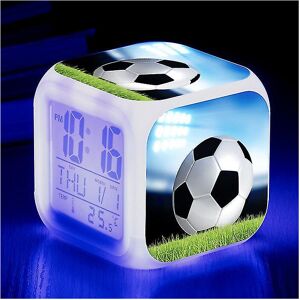 Unbranded (Auburn) Football Alarm Clocks Kids Room 7color Changing Multifunction Touth Sen Unbranded (Auburn) Football Alarm Clocks Kids Room 7color Changing Multifunction Touth Sen