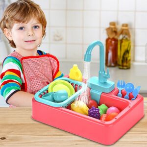 Unbranded (Pink) 19pcs Kitchen Sink Toys With Running Water Educational Gifts For Girls Bo Unbranded (Pink) 19pcs Kitchen Sink Toys With Running Water Educational Gifts For Girls Bo