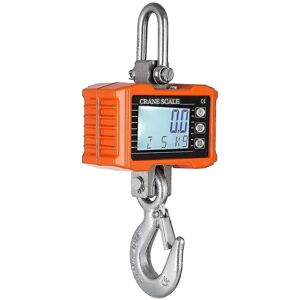 Unbranded (Orange) Digital Hanging Scale 1000kg/ 2204lbs Portable Heavy Duty Crane Scale L Unbranded (Orange) Digital Hanging Scale 1000kg/ 2204lbs Portable Heavy Duty Crane Scale L
