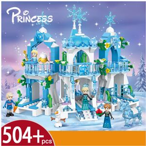 Unbranded (Style E) Elsa Ice Castle Toy Building Set Princess Fun With Light Assemble Girl Unbranded (Style E) Elsa Ice Castle Toy Building Set Princess Fun With Light Assemble Girl
