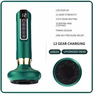 Unbranded (Green) Anti-Cellulite Massager, 12-Mode, Green, English Edition Unbranded (Green) Anti-Cellulite Massager, 12-Mode, Green, English Edition