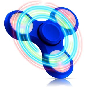 Unbranded (robin blue) Solid Metal Led Light Up Fidget Spinner - Reusable Party Favor With Unbranded (robin blue) Solid Metal Led Light Up Fidget Spinner - Reusable Party Favor With