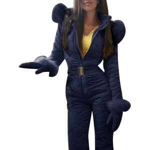 Unbranded (Blue, Xl) Women Winter Warm Snowsuit Outdoor Sports Pants Ski Suit Waterproof J Unbranded (Blue, Xl) Women Winter Warm Snowsuit Outdoor Sports Pants Ski Suit Waterproof J