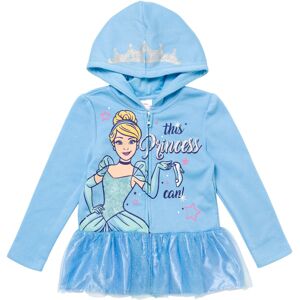 Disney Princess Cinderella Toddler Girls Zip Up Hoodie 4T Disney Princess Cinderella Toddler Girls Zip Up Hoodie 4T