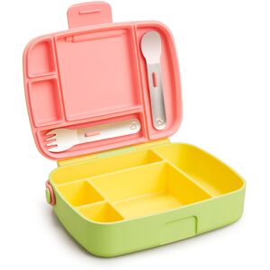 Munchkin Lunch Bento Box for Kids Includes Utensils Yellow Munchkin Lunch Bento Box for Kids Includes Utensils Yellow